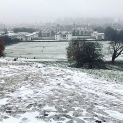 A Snow Day at Greenwich Park